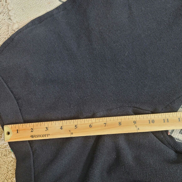 ST. JOHN BASICS PULL ON KNIT ANKLE PANTS IN BLACK, SZ 4 - Picture 13 of 14